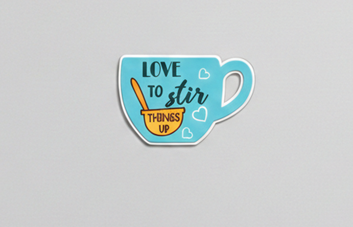 Fun Coffee Cup Fridge Decor - Image 5
